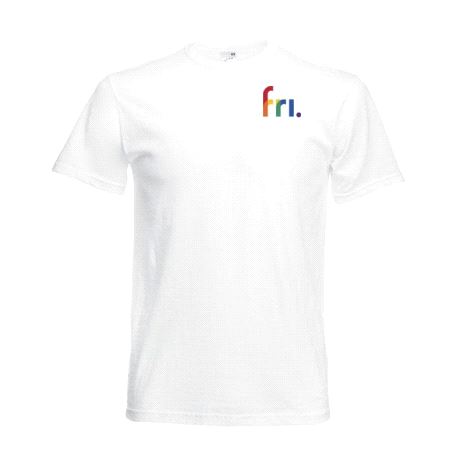  T-skjorte, hvit, S| Fruit Of The Loom 