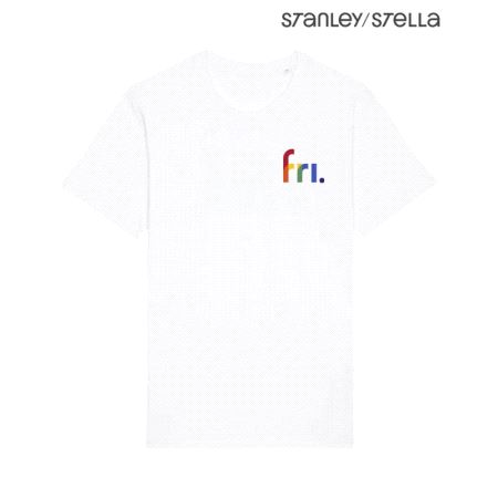 Økologisk T-skjorte, hvit,S